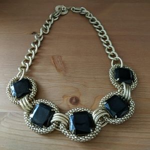 🖤 Black & Gold 💛 Chain Statement Necklace